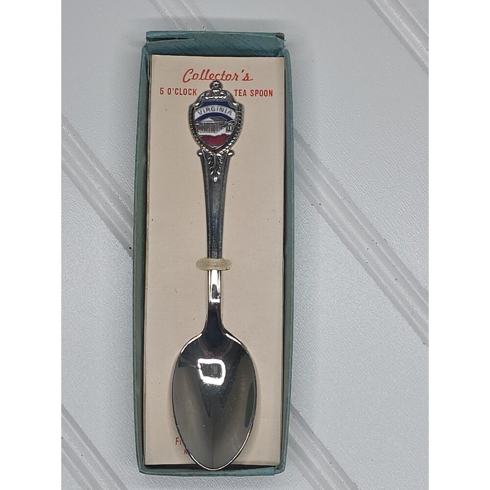 Vintage Virginia Souvenir Spoon - Sterling Silver 3.25" As Is Vintage Collectors